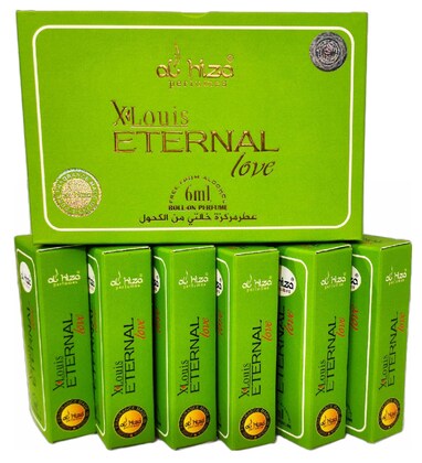 Xlouis Eternal Love Attar - 6ml Roll-On | Romantic Long-Lasting Perfume Oil (Pack of 6)