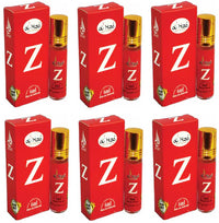 Al-Hiza Z Attar - 6ml Roll On | Concentrated Perfume Oil(Pack of 6)
