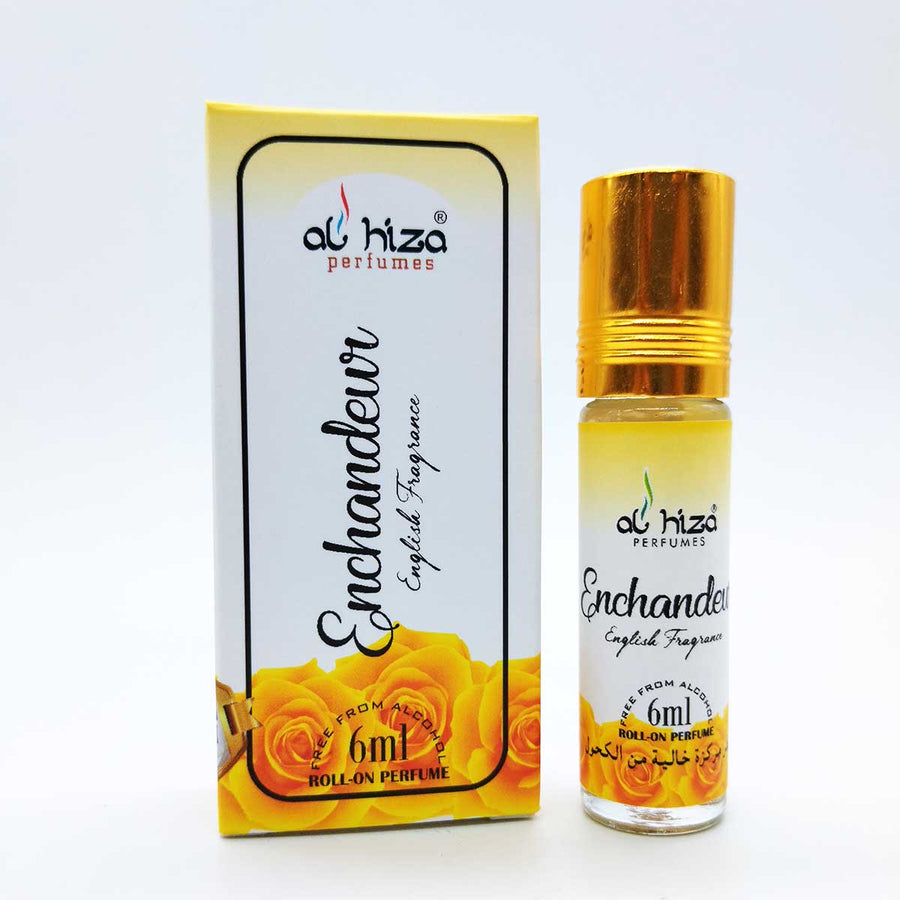 Al-Hiza Enchandeur Attar – 6ml Roll-On | Captivating Floral Concentrated Perfume Oil