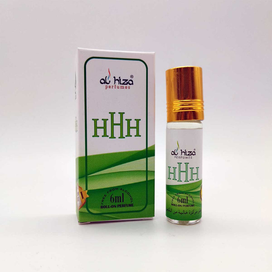 Al-Hiza HHH Attar – 6ml Roll-On | Bold, Masculine Perfume Oil – Alcohol-Free & Long-Lasting