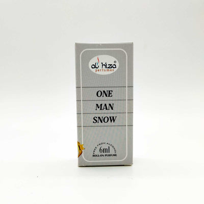 Al-Hiza One Man Snow Attar – 6ml Roll-On | Crisp, Fresh & Masculine Perfume Oil