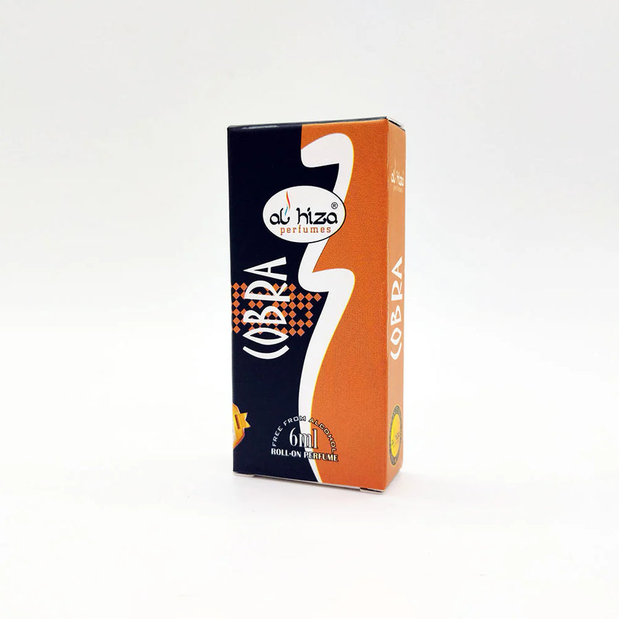 Al-Hiza Cobra Attar - 6ml Roll On | Bold & Long Lasting Fragrance (Pack of 3)