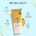 GOOD VIBES Gold Brightening Peel Off Mask 50g