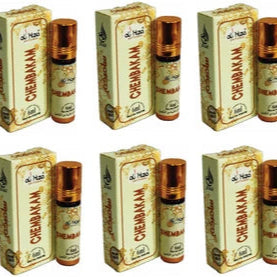 Al-Hiza Chembakam Attar - 6ml Roll On | Floral (Pack of 6)