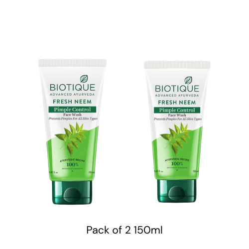 Biotique Neem Pimple Control Face Wash for Acne
