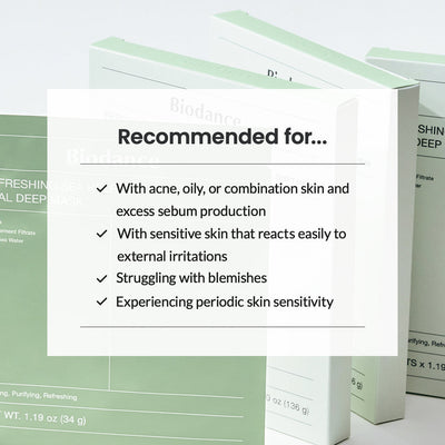 Biodance Refreshing Sea Kelp Real Deep Mask (4 sheets)