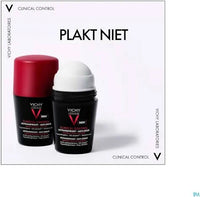 Vichy Homme Clinical Control Detranspirant Anti-Odor Deodorant 96H 50ml